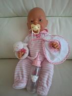 Mooie babypop met toebehoren, Ophalen of Verzenden, Zo goed als nieuw, Babypop