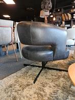 Fauteuil LENNOX africa leder draaistoel low dining, Huis en Inrichting, Ophalen of Verzenden, Nieuw
