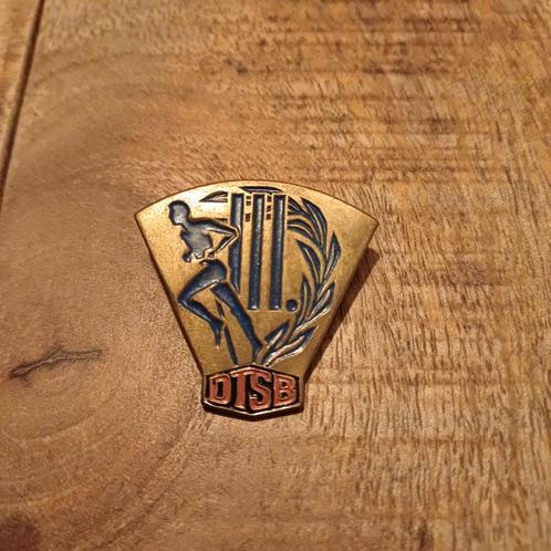 DDR Oost-Duitsland Vintage speld DTSB Deutsche Sportbond, Verzamelen, Speldjes, Pins en Buttons, Zo goed als nieuw, Ophalen of Verzenden