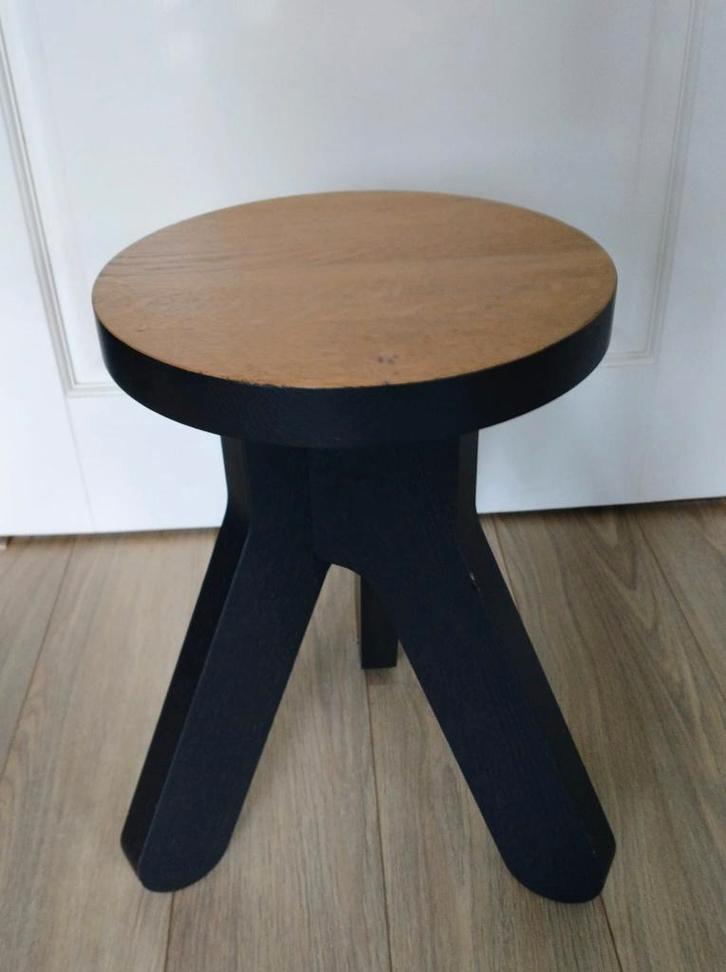 Bijzettafel Syl Pilat & Pilat, Huis en Inrichting, Tafels | Bijzettafels, Gebruikt, Rond, 45 tot 60 cm, Minder dan 55 cm, Hout