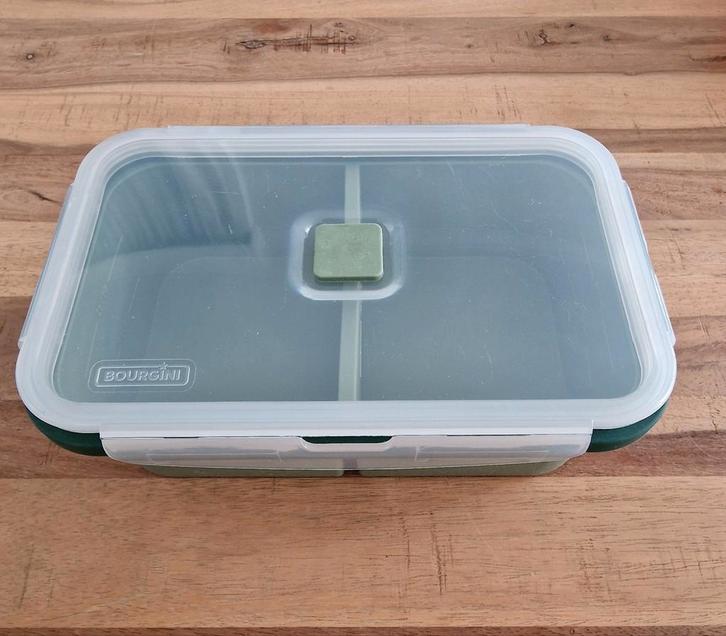 bourgini frosti bits bewaar box 2 x 650ml, Diversen, Schoolbenodigdheden, Zo goed als nieuw, Ophalen of Verzenden