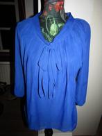 F1321 ONLY mt 38 blouse kobalt blauw strik chiffon, Kleding | Dames, Blouses en Tunieken, Maat 38/40 (M), Only, Zo goed als nieuw