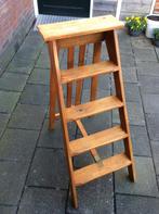Houten schilderstrapje, Doe-het-zelf en Verbouw, Ladders en Trappen, Ophalen, Gebruikt, Trap, Minder dan 2 meter