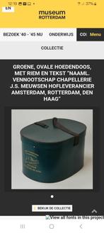 antieke hoedendoos Inc hoed 1870 -1915, Antiek en Kunst, Antiek | Kleding en Accessoires, Ophalen