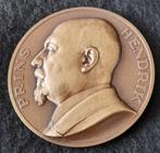 Bronzen penning Prins Hendrik 1876-1934, Postzegels en Munten, Penningen en Medailles, Ophalen of Verzenden, Brons, Nederland