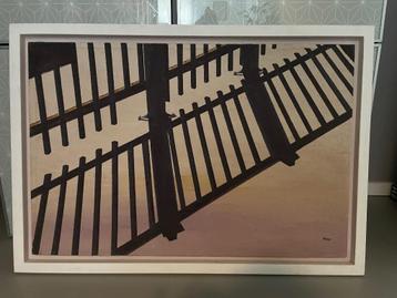 Schilderij van Marokkaanse kunstenaar Ghany Belmaachi beschikbaar voor biedingen