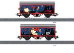 Marklin H0 44825 Start up Gesloten goederenwagen Superman, Hobby en Vrije tijd, Modeltreinen | H0, Wisselstroom, Ophalen of Verzenden