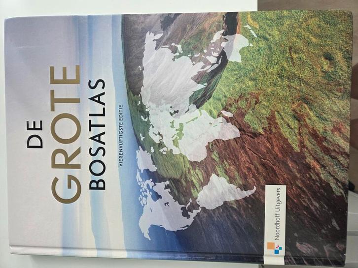 Grote Bosatlas, Boeken, Atlassen en Landkaarten, Zo goed als nieuw, Bosatlas, Wereld, 2000 tot heden, Ophalen of Verzenden