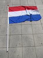 Nederlandse vlag met vlaggenstok, Ophalen, Gebruikt