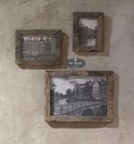 Set van 3 fotolijsten Truckwood oud hout houten stoer sober