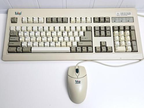 Tulip PS2 Toetsenbord en Muis / Keyboard en Mouse Windows 95, Computers en Software, Toetsenborden, Gebruikt, Ophalen of Verzenden