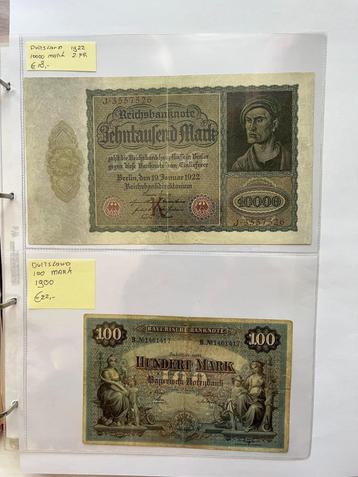 Bankbiljetten Duitsland 1900 - 1999 - DDR en Oostenrijk 25% beschikbaar voor biedingen