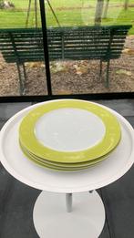 4 nieuwe fraaie borden van de Bijenkorf 31 cm, Ophalen of Verzenden, Nieuw, Overige stijlen, Bord(en)