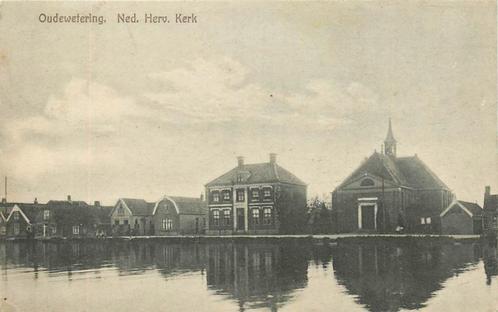 (304-075-043) Oude Wetering Ned. Herv. Kerk, Verzamelen, Ansichtkaarten | Nederland, Zuid-Holland, Verzenden