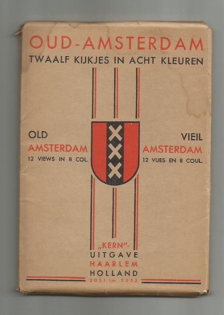Set oude Ansichtkaarten Amsterdam, Verzamelen, Ansichtkaarten | Nederland, Ongelopen, Noord-Holland, Voor 1920, Ophalen of Verzenden