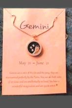 Ketting tweelingen, Verzenden, Nieuw, Goud, Met hanger