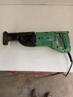 Recipozaag Hitachi CR 12 V, Doe-het-zelf en Verbouw, Gereedschap | Zaagmachines, Ophalen, Gebruikt, Afkortzaag, 30 tot 70 mm