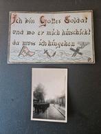 100%orig wo2 duitse foto+ zelf gemaakte kaart  beschreven, Verzamelen, Militaria | Tweede Wereldoorlog, Ophalen of Verzenden, Duitsland