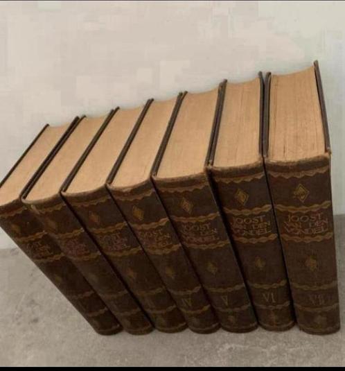 De komplete werken Joost van den Vondel - 7 delen - antiek, Antiek en Kunst, Antiek | Boeken en Bijbels, Ophalen of Verzenden