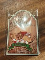 Efteling pin Pinokkio hout op kaartje, Verzamelen, Ophalen of Verzenden, Zo goed als nieuw, Button of Speldje