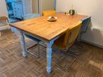 Houten tafel Van Dijk & Co - 90x270cm, Huis en Inrichting, Tafels | Eettafels, Ophalen, Gebruikt, 200 cm of meer, 50 tot 100 cm