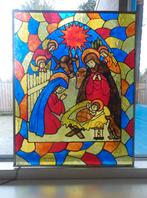 Raamdecoratie glas kerststal [1960], Ophalen