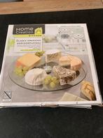 2 modellen glazen serveer draai plateau op stander, Huis en Inrichting, Ophalen of Verzenden, Nieuw, Glas, Overige stijlen