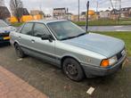 Audi 80 1.8 S U9 1990 Blauw, Voorwielaandrijving, 4 cilinders, Blauw, Origineel Nederlands