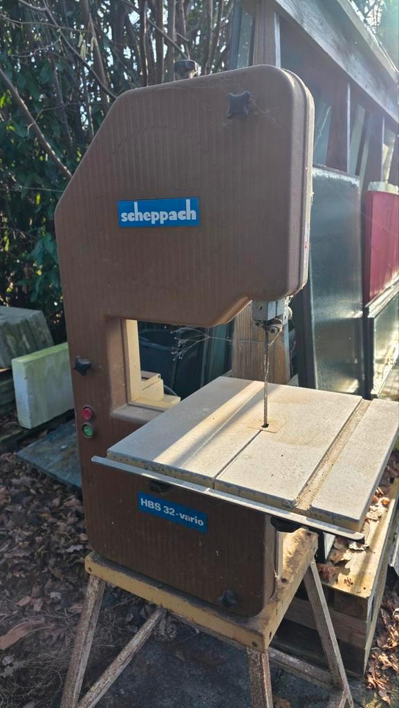 Lintzaagmachine - Scheppach HBS 32-vario, Doe-het-zelf en Verbouw, Gereedschap | Zaagmachines, Gebruikt, Lintzaag, Minder dan 600 watt