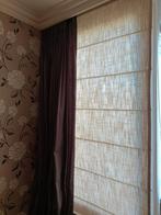 Drie zeer mooie vouwgordijnen in de kleur zand/beige, 100 tot 150 cm, 200 cm of meer, Ophalen of Verzenden, Zo goed als nieuw