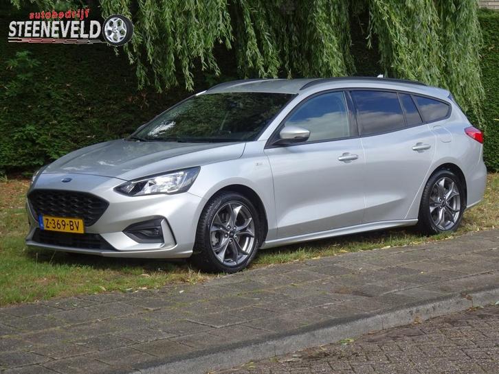 Ford Focus Wagon 1.0 125pk Hybrid ST-Line met Navi en Winter, Auto's, Ford, Bedrijf, Focus, ABS, Achteruitrijcamera, Airbags, Airconditioning