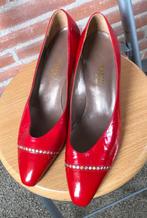 ZGAN Bally Rode Pumps - Maat E 41 (7)., Kleding | Dames, Schoenen, Ophalen of Verzenden, Zo goed als nieuw, Rood, Pumps