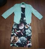 Steps Chique Jurk met Blazer (L), Zwart, Maat 42/44 (L), Ophalen of Verzenden, Knielengte