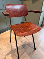 Eromes F6 design stoel, Huis en Inrichting, Ophalen, Gebruikt, Bruin, Eén