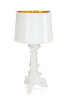 Kartell Lamp Bourgie Wit / binnen kant goud, Ophalen, Kunststof, 50 tot 75 cm, Modern / tijdloos