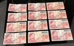 1200 Belgische Frank (12st. 100 BEF), Postzegels en Munten, Bankbiljetten | België, Ophalen of Verzenden, Setje