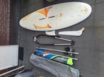 Complete windsurfset. Perfect om mee te beginnen, Watersport en Boten, Windsurfen, Ophalen, 250 tot 300 cm, Gebruikt, Met draagtas