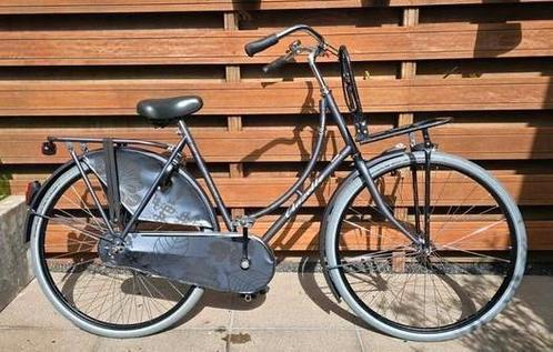 Gazelle Classic Purple/grijs met bagagerek en terugtraprem, Fietsen en Brommers, Fietsen | Dames | Omafietsen, Zo goed als nieuw