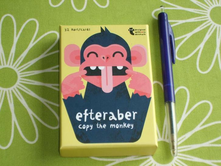 Copy the monkey - Efteraber - spel, Hobby en Vrije tijd, Gezelschapsspellen | Overige, Zo goed als nieuw, Een of twee spelers