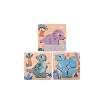 Houten Dino Puzzel beschikbaar voor biedingen