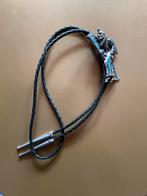 Native American Turquoise Bolo, Sieraden, Tassen en Uiterlijk, Kettingen, Ophalen, Met kristal, Blauw, Zo goed als nieuw