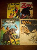Oude Stripboeken Collectie: Tex Willer, Zorro, Toomai, Bobo, Meerdere stripboeken, Verzenden, Gelezen, Diverse