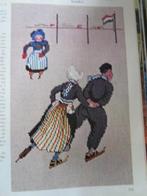 Borduurpatroon  Volendam op de schaats  nr 6308 74, Hobby en Vrije tijd, Borduren en Borduurmachines, Verzenden, Nieuw, Handborduren