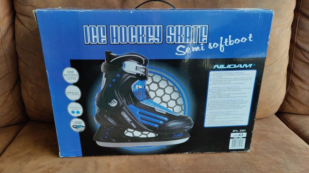 Nieuwe Nijdam ijshockey schaatsen maat 43, Sport en Fitness, IJshockey, Ophalen of Verzenden, Nieuw, Schaatsen