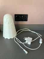 Defecte Solbo Ikea lamp - witte uil - Gratis!, Ophalen of Verzenden, Gebruikt, Kunststof