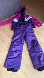 Skibroek skipak skijas maat 134/140 wit roze paars, Gebruikt, 100 tot 140 cm, Kleding, Skiën