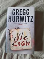 We Know van Gregg Hurwitz, Boeken, Ophalen of Verzenden, Nieuw