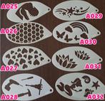 schminksjabloon gereedschap dino zeemeermin div soorten, Ophalen of Verzenden, Nieuw, Schmink, Overige