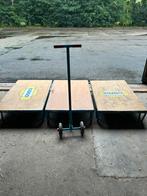 Plateauwagens 5 stuks merk Vink, Ophalen, Gebruikt
