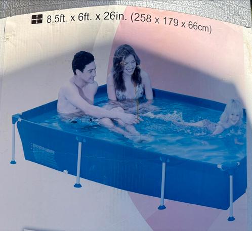 Zwembad met filterpomp, Tuin en Terras, Zwembaden, Gebruikt, Opzetzwembad, Minder dan 80 cm, 200 tot 400 cm, Minder dan 200 cm
